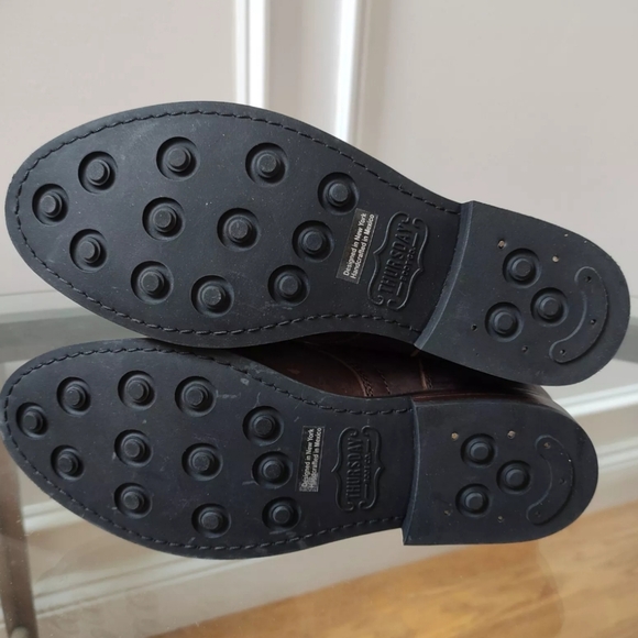 Thursday Boot Company Women 8 Captain Suede Leather Ankle Boots Lace Up - Picture 10 of 12